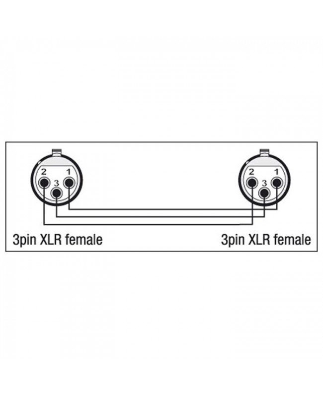 DAP XGA21 - XLR/F 3P to XLR/F 3P
