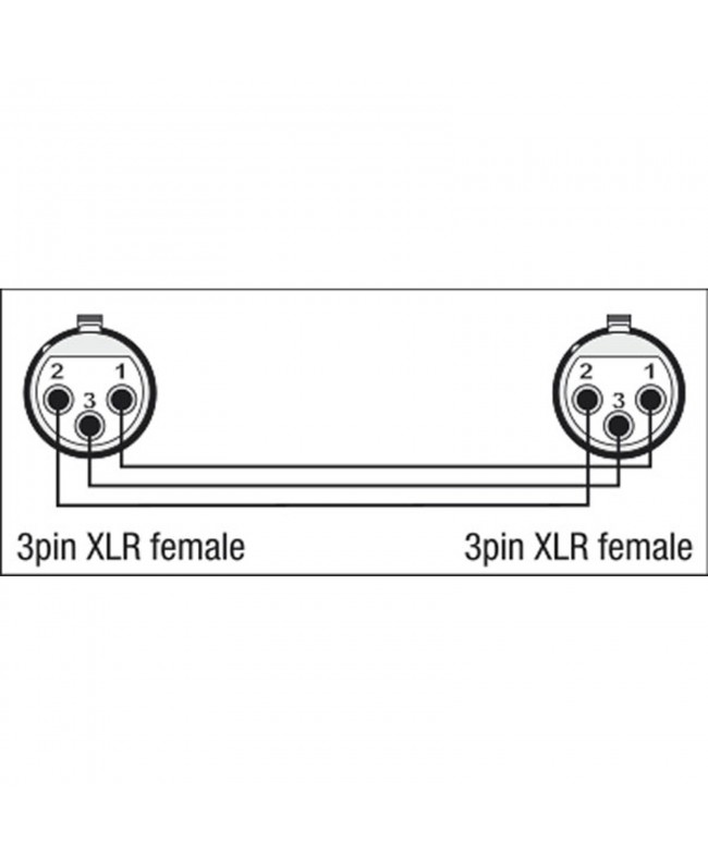 DAP XGA21 - XLR/F 3P to XLR/F 3P