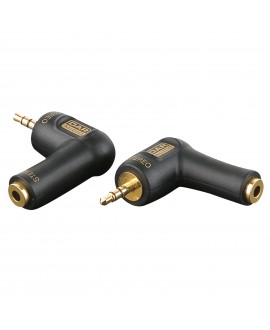 DAP XGA08 - mini-jack/M stereo to mini-jack/F - 90°