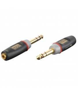 DAP XGA12 - Jack/M stereo to mini-jack/F - incl. 2x 10 kilo-Ohm resistors Inclusi 2 resistori da 10 kilo-Ohm