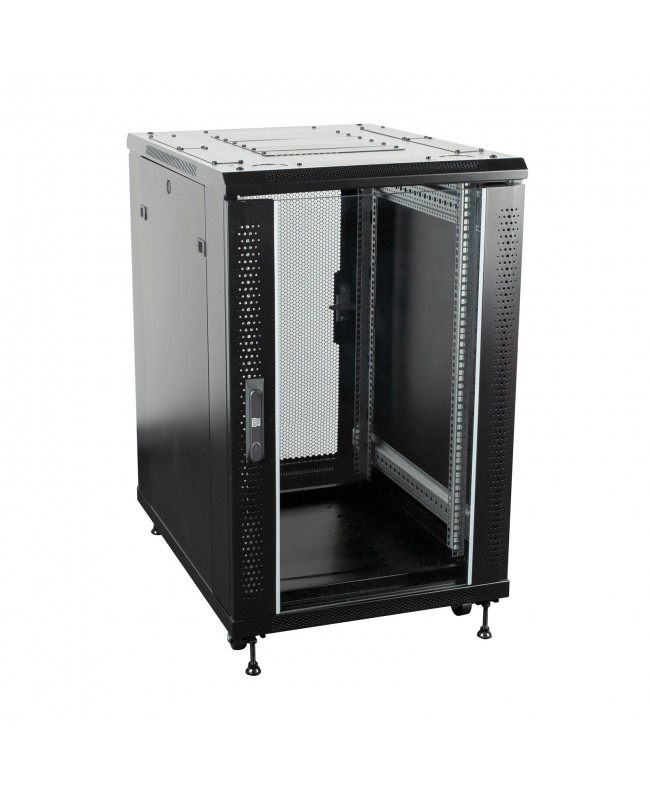 SHOWGEAR RCA-FSG-18 18U Network Cabinet with glass door 19" Rack