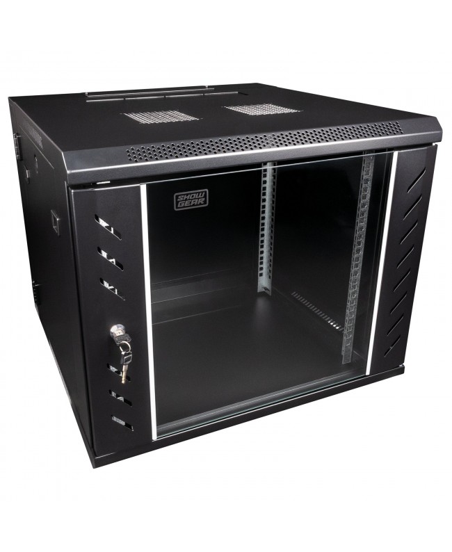 SHOWGEAR RCA-WMH-9 9 U Armadio di rete con porta in vetro