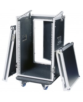 SHOWGEAR Combi Case 16U + 10U top 19" Racks