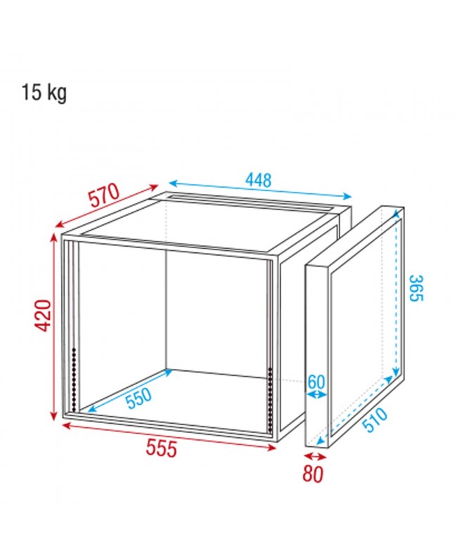 SHOWGEAR Double Door Case