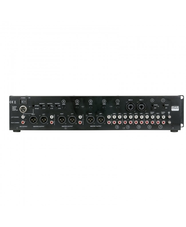 DAP IMIX-7.3 Mixer installazione 2U 7 canali - 3 zone Mixer analogici
