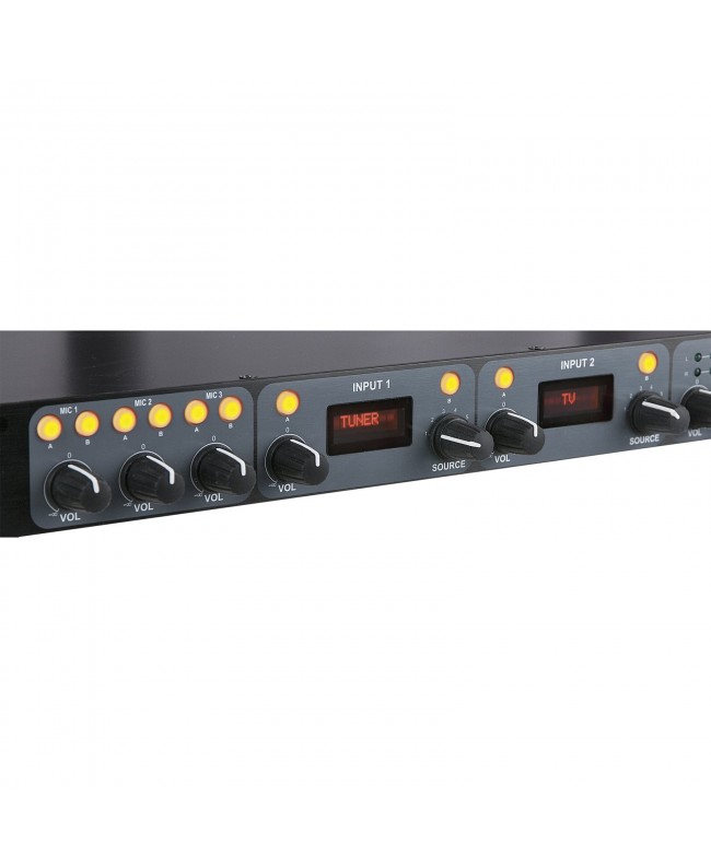 DAP Compact 9.2 Mixer installazione 1U 9 canali - 2 zone Mixer analogici