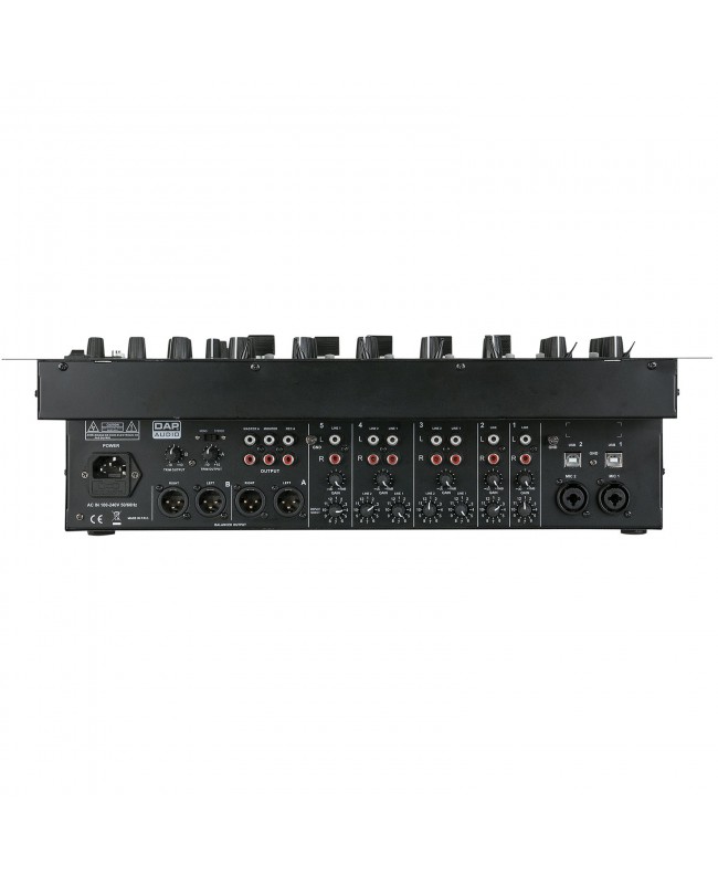 DAP IMIX-7.2 USB Mixer USB installazione 6U 7 canali - 2 zone Mixer analogici