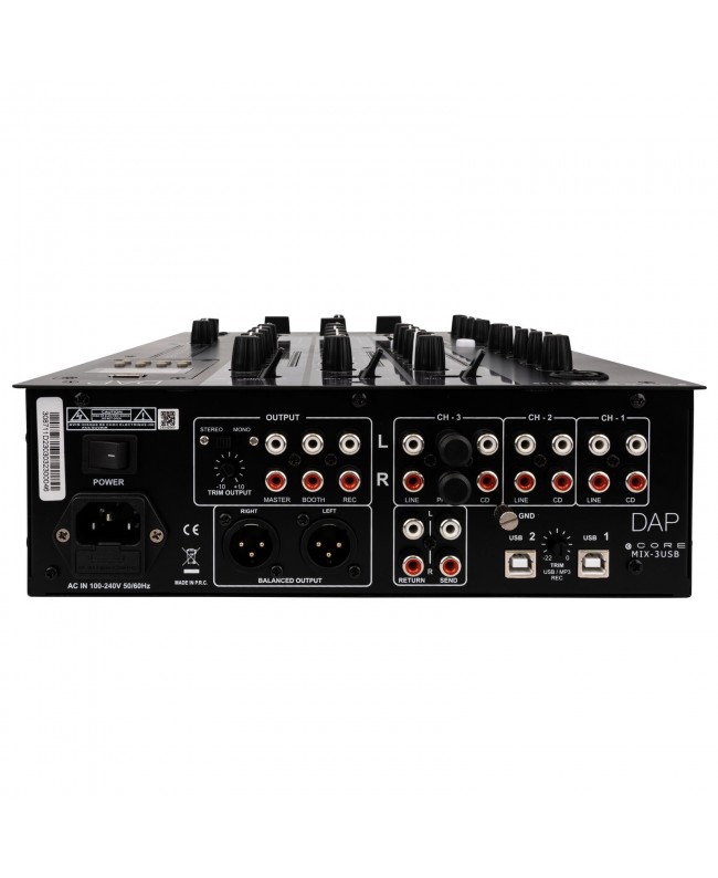 DAP CORE MIX-3 USB DJ-Mixer