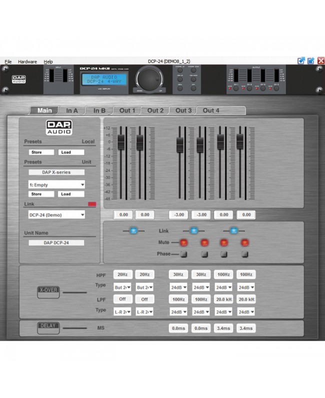 DAP DCP-24 MKII Audio Tools