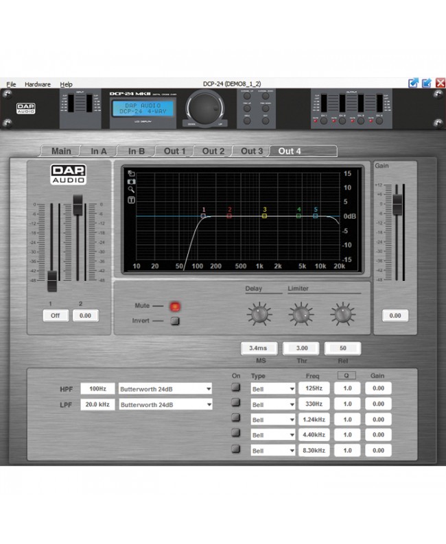 DAP DCP-24 MKII Audio Tools