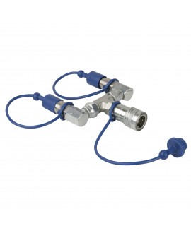 SHOWTEC CO₂ 3/8 Q-Lock 2-way Combiner Sistema chiuso Accessori