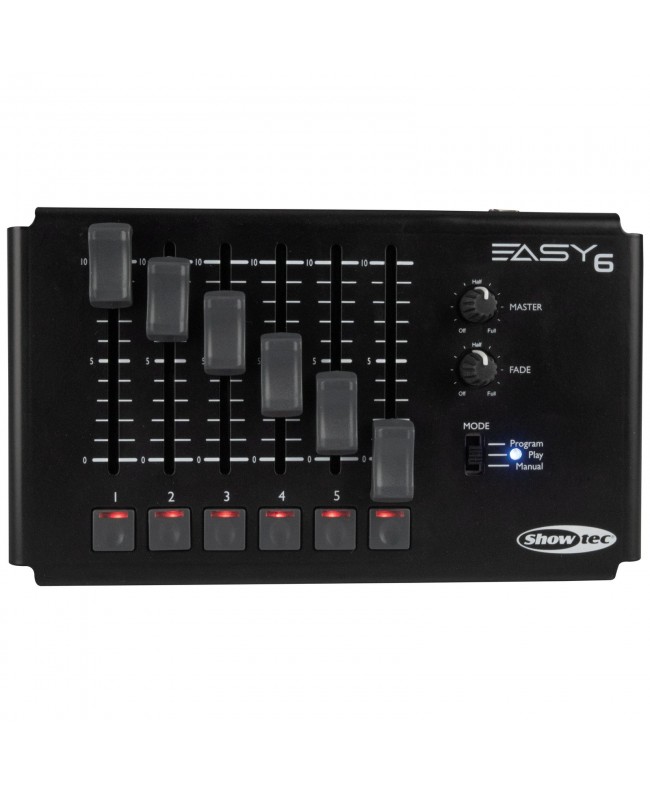 SHOWTEC Easy 6 Mobile DMX controller 6-channel - 3-pin DMX