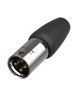 NEUTRIK XLR 3P Connector male TOP Gold contacts - stainless steel housing XLR Cable Connectors
