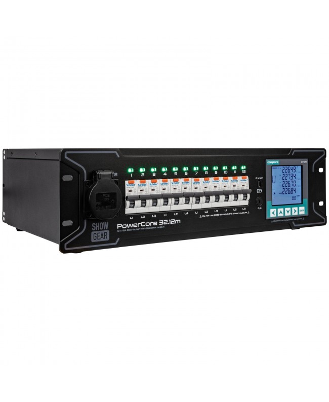 SHOWGEAR PowerCore 32.12m 1 + 6x Schuko + 2x Multipin H16