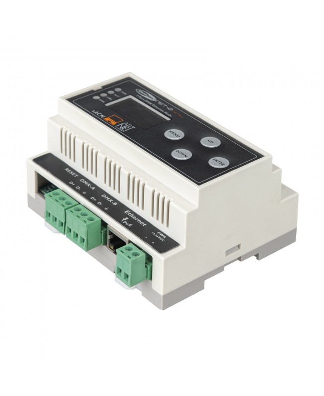 SHOWTEC NET-2 Install DIN Rail DMX Nodes