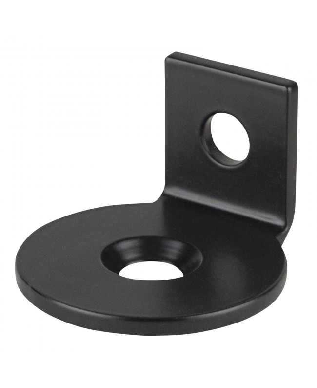 WENTEX Angled Bracket for 4-way Connector Nero (rivestimento a polvere)