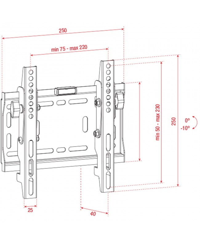 SHOWGEAR PLB2342 TV Wall Mount