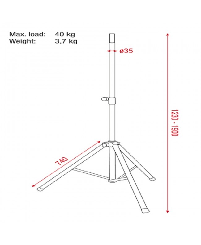 SHOWGEAR Speaker Stand Pro