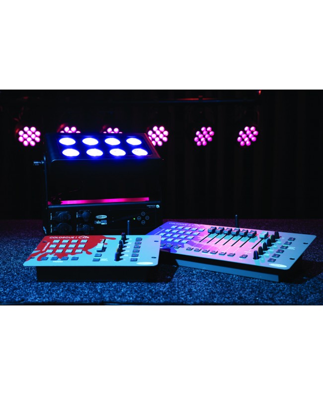 SHOWTEC ColorCue 1 Air Intelligent single-fader, 6-colour, battery-powered LED Controller with wireless DMX