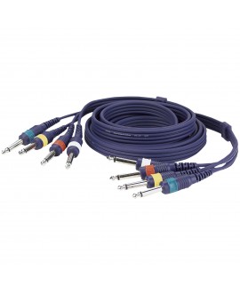 DAP FL20 - 4 mono Jack to 4 mono Jack 1,5 m Cavi sbilanciati