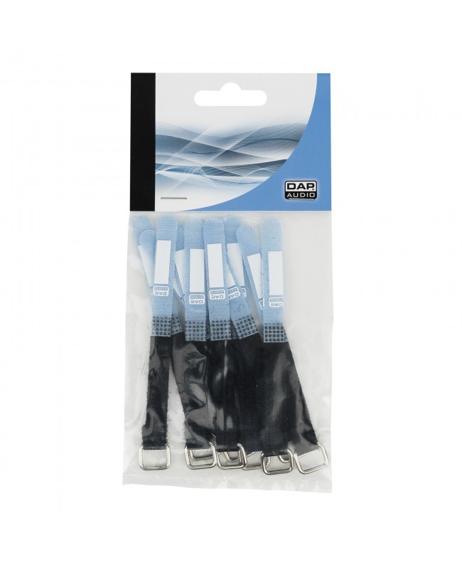 SHOWGEAR Hook and Loop Fastener Blue Cable Ties