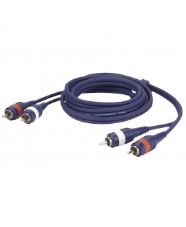 DAP FL24 - 2 RCA male L/R to 2 RCA male L/R 6 m Cavi audio asimmetrici