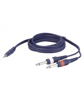 DAP FL31 - stereo mini-jack to 2 mono Jack L/R 1,5 m