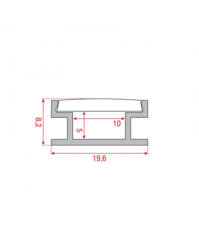 ARTECTA Profile Pro 9 Surface Zubehör für Strips & Tube lights