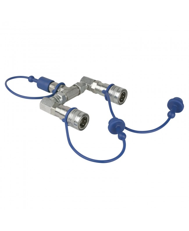 SHOWTEC CO₂ 3/8 Q-Lock 2-way Splitter Closed system Accessories