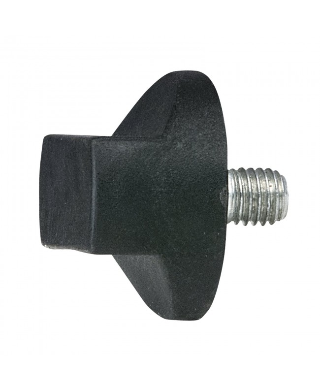 WENTEX Rotary Knob for Drape Support M10 x 12 mm - black
