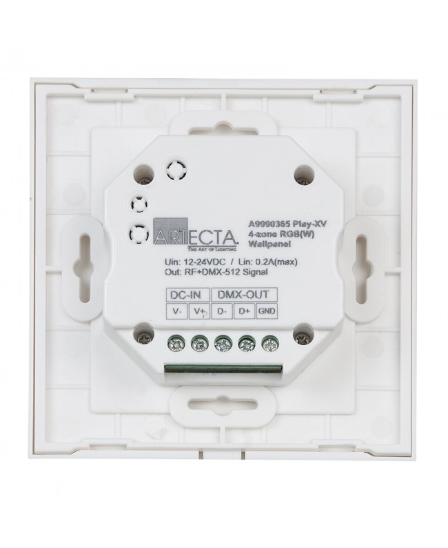 ARTECTA Pannello a parete Play-XV zona singola RGBW RF-DMX Accessori per strisce & luci a tubo