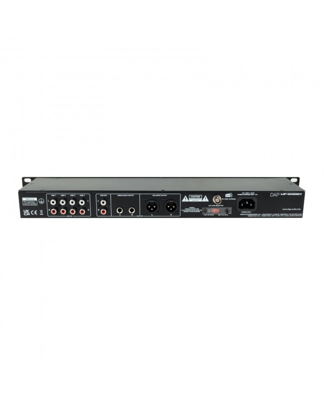 DAP MP-100DBT Professional Media Player with DAB+ Stereo CD/Media-Player/Recorders