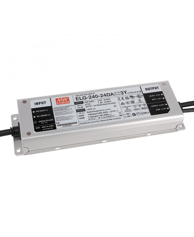 MEANWELL LED Power Supply - 240 W - 24 V DC