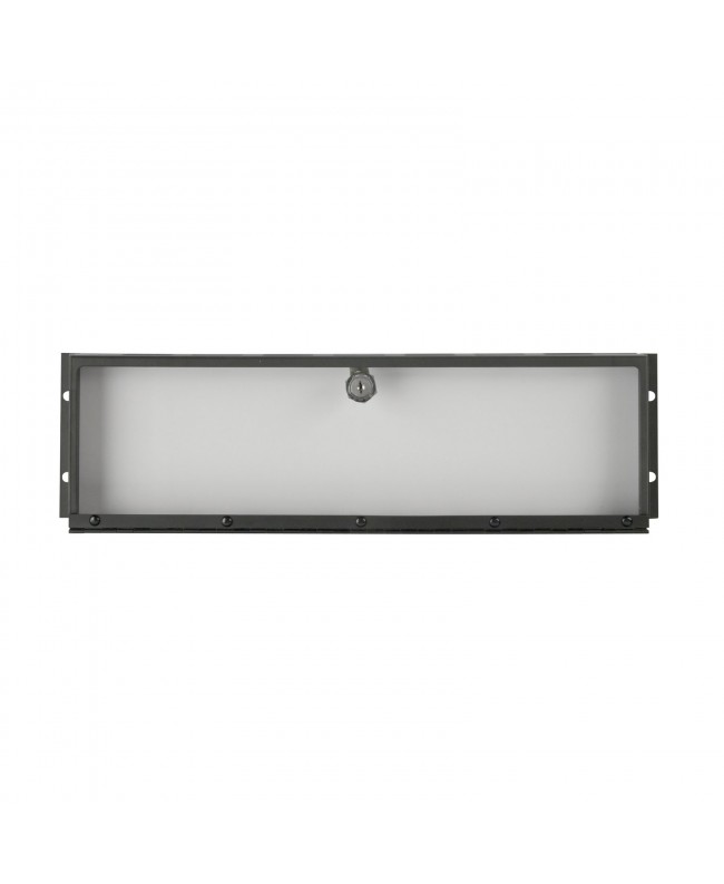 SHOWGEAR 19 Inch Protection Panel with Locker 3U Rackblenden