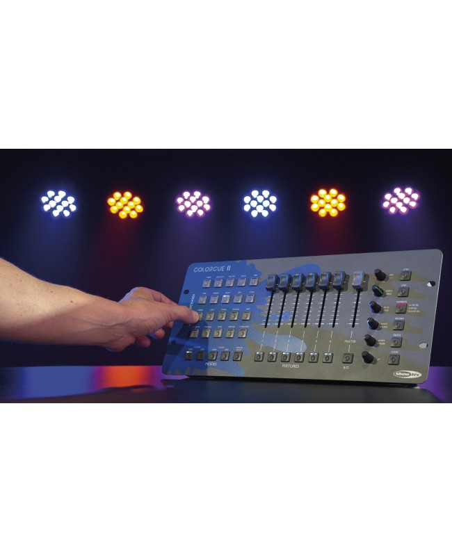 SHOWTEC ColorCue 2 LED controller intelligente 6 fader, 6 colori