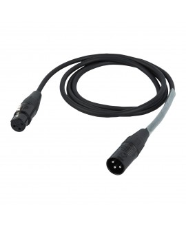DAP FLR01 XLR M/F Mic/Line Cable Rean RC3 series 1.5 m - Silver plated