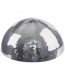 SHOWGEAR Half Mirror Ball 50 cm half Mirror Ball for wall and Ceiling Mounting with motor