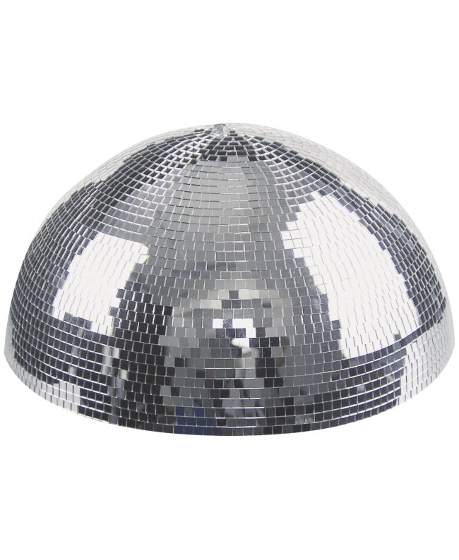 SHOWGEAR Half Mirror Ball 50 cm half Mirror Ball for wall and Ceiling Mounting with motor