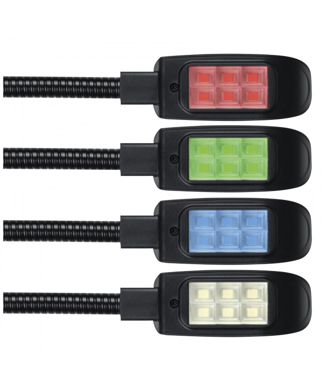 SHOWGEAR GooseLight XLR, RGBW 45 cm - 4-pin straight - dimmable Leuchten