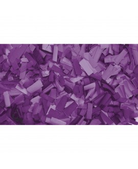 SHOWGEAR Confetti - Rectangle Purple, 55 x 17 mm, 1 kg, flameproof and biodegradeable