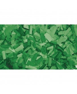 SHOWGEAR Confetti - Rectangle Green, 55 x 17 mm, 1 kg, flameproof and biodegradable