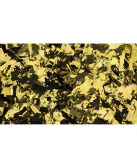 SHOWGEAR Metallic Confetti - Rectangle Gold, 55 x 17 mm, 1 kg, flameproof