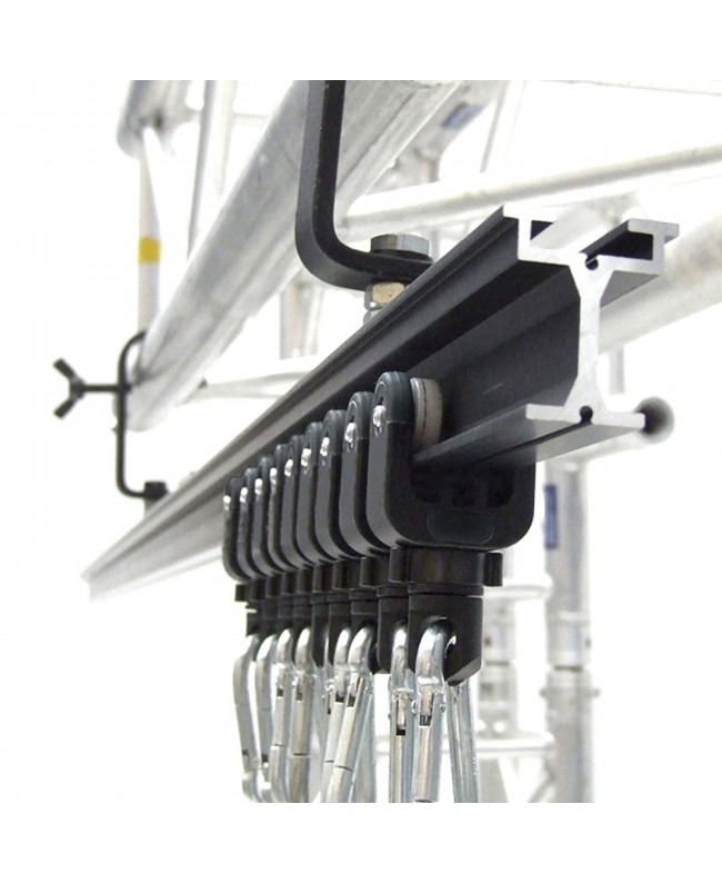 WENTEX Eurotrack - Rail, Black 5.000mm Eurotrack