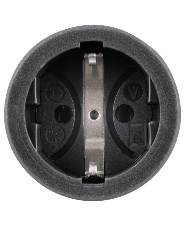 ABL Rubber Schuko Connector Female 240 V - CEE 7/VII
