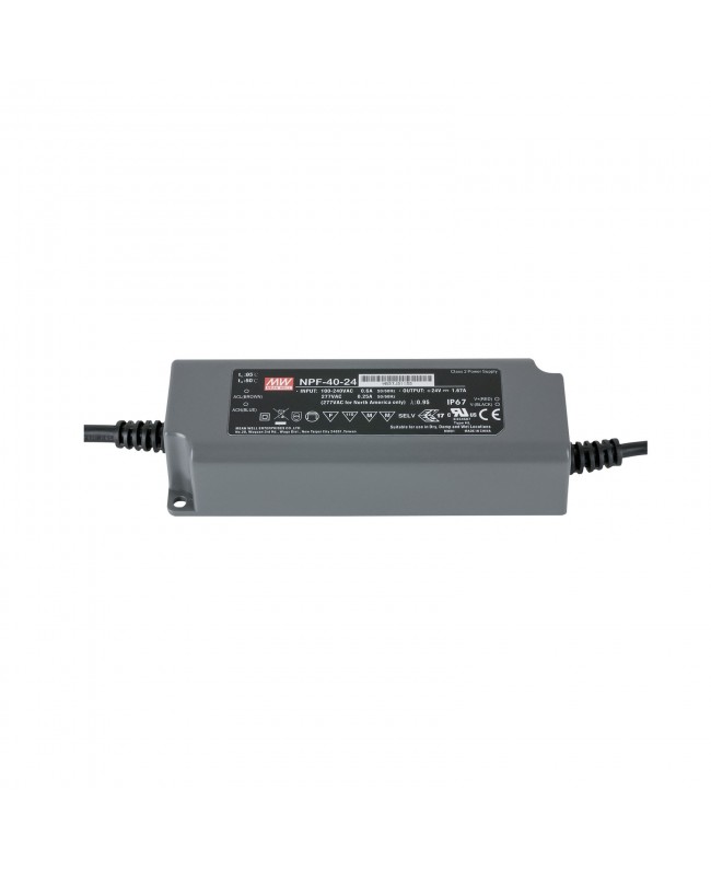 MEANWELL Power Supply - 40 W - 24 V DC Strip Trafos & Controller