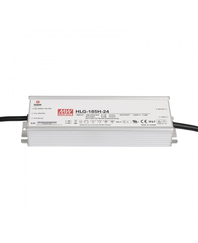 MEANWELL LED Power Supply - 185 W - 24 V DC Strip Trafos & Controller