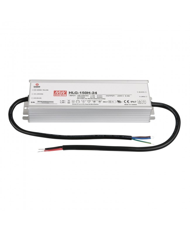 MEANWELL LED Power Supply - 150 W - 24 V DC Strip Trafos & Controller