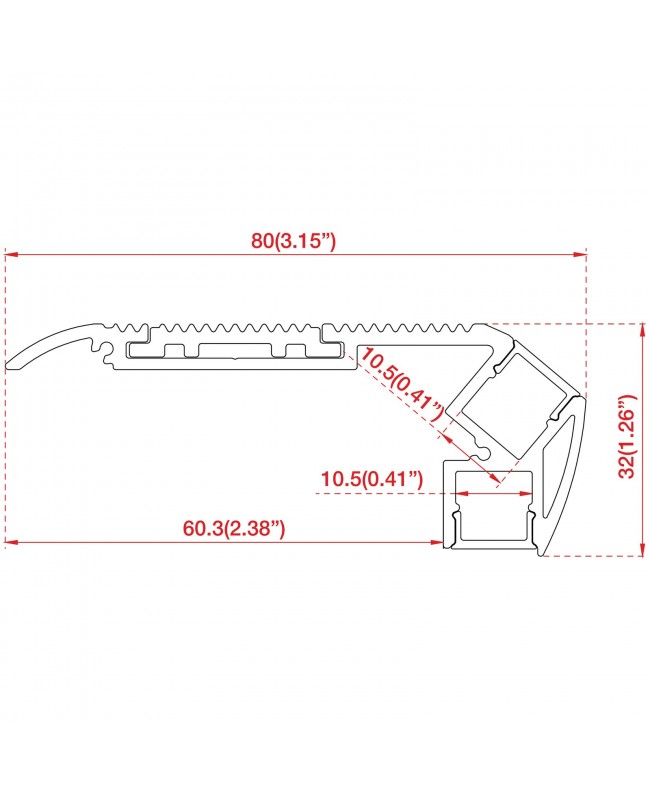 ARTECTA Profile Pro Stair Accessori per strisce & luci a tubo