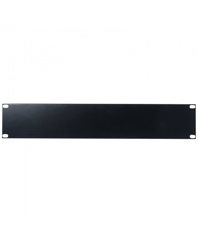 SHOWGEAR 19 Inch Blind Panel Black 2U Rackblenden