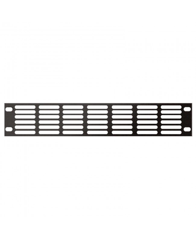 SHOWGEAR 19 Inch Ventilation Panel Black 2U Panels
